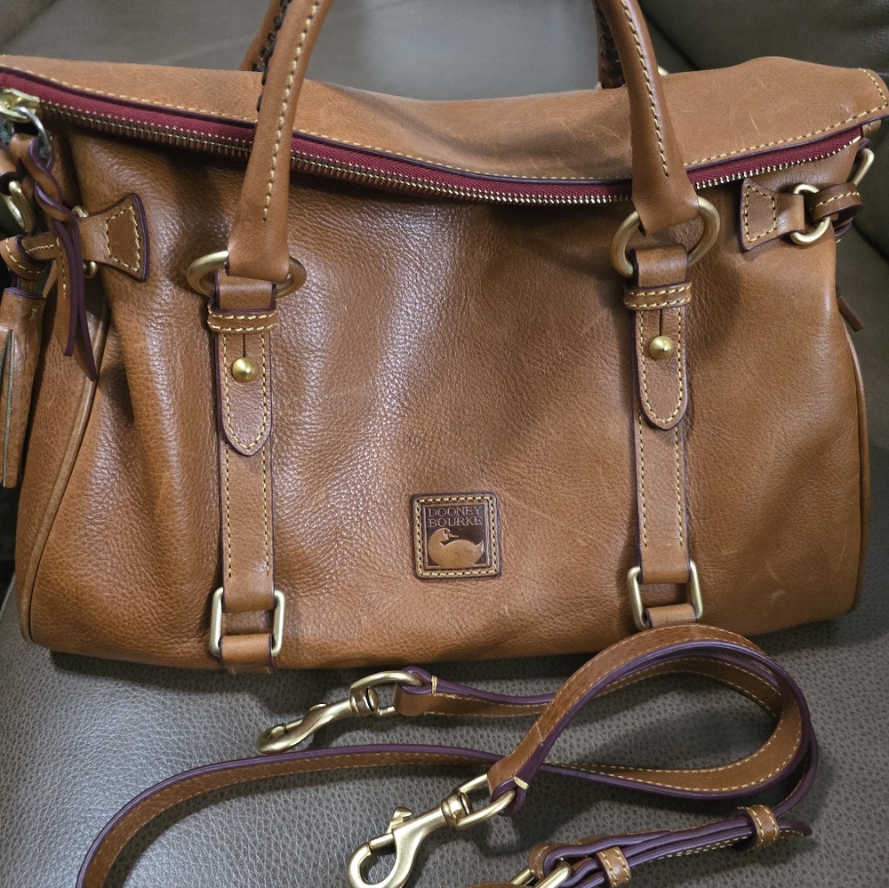Dooney & Bourke Brown Leather Satchel